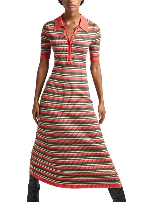 Pepe Jeans Women's Gabriella Dress Red (Crispy Red) XL - Image 1