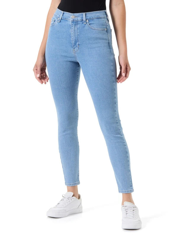 Tommy Jeans Women's Sylvia Hgh Sskn Cg4239 Denim Pants, Denim Light, 33W / 30L