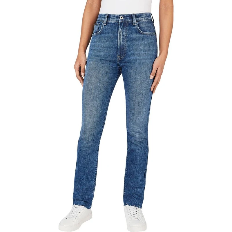 Pepe Jeans Women's Slim Ultra High Waist PL204590 Jeans, Blue (Denim-GX8), 25W / 30L