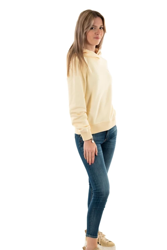 Calvin Klein Jeans Women CK Embro Badge Regular Hoodie Hoodies Yellow, XS