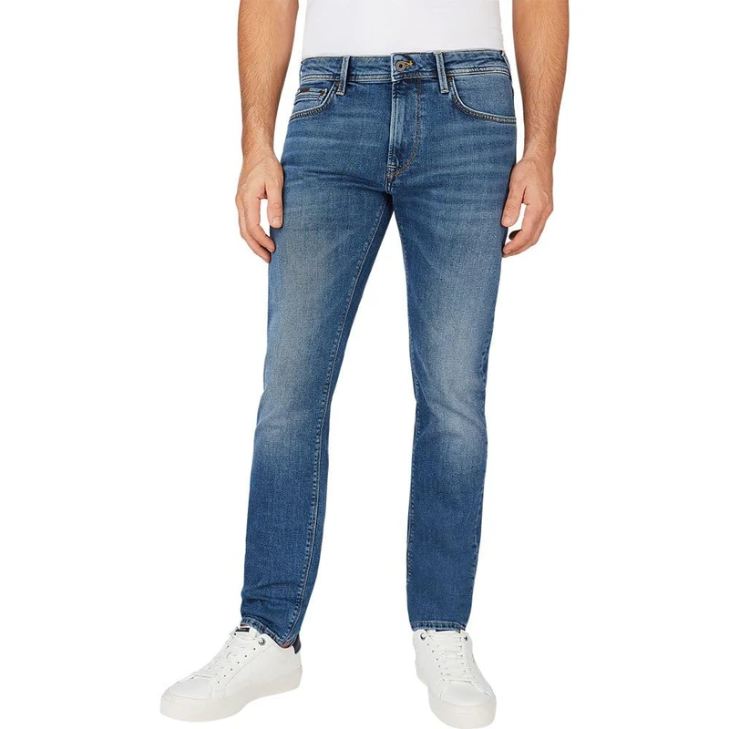 Pepe Jeans Men's Stretch Tapered PM207390 Jeans, Blue (Denim-HT7), 28W / 30L