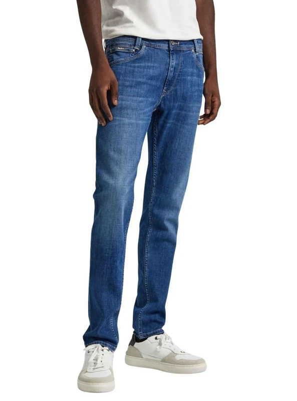 Pepe Jeans Men's Tapered Jeans, Blue (Denim-HT5), 29W / 32L