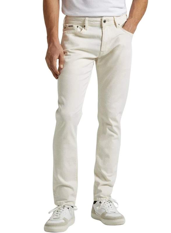 Pepe Jeans Men's Stretch Tapered PM207390 Jeans, Blue (Denim-WI5), 38W / 34L