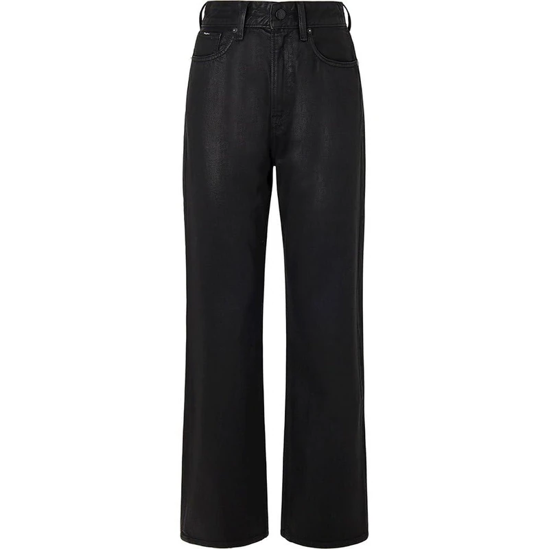 Pepe Jeans Women's Straight Jeans Uhw Coated Blue (Denim) 27W/32L