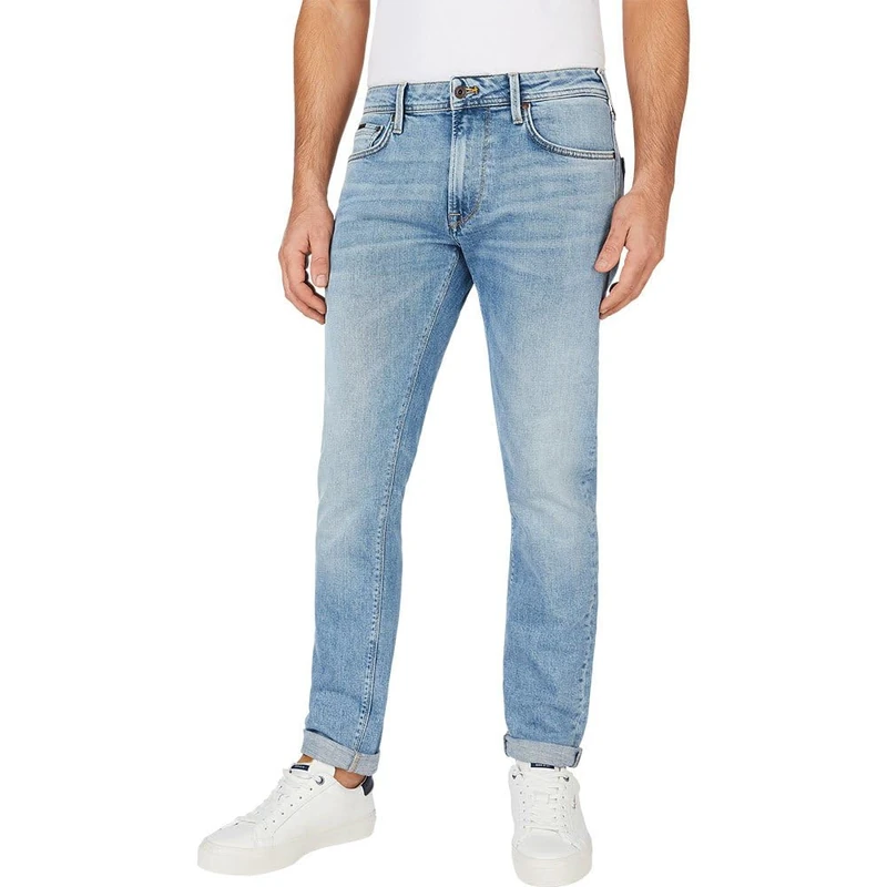 Pepe Jeans Men's Stretch Tapered PM207390 Jeans, Blue (Denim-MN5), 34W / 30L