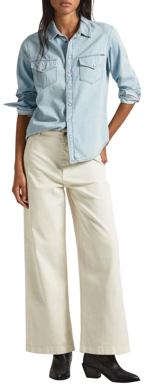 Pepe Jeans Women's Tania Pants, White (Mousse White), 25W / 30L