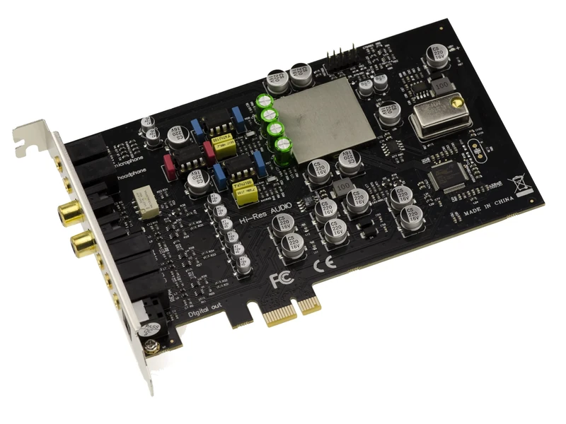 KALEA-INFORMATIQUE HIFI HD 7.1 192KHz 24bit 122db Sound Amplifier PCIe card with TCXO 0.1ppm - CMedia OXYGEN CM8828 - Image 1