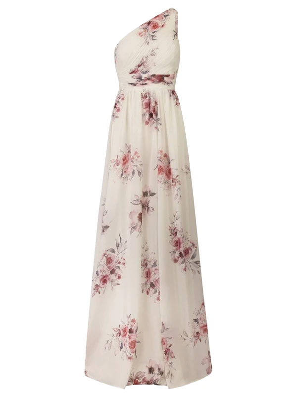 ApartFashion Women's Dress, Cream-Multicoloured, 14