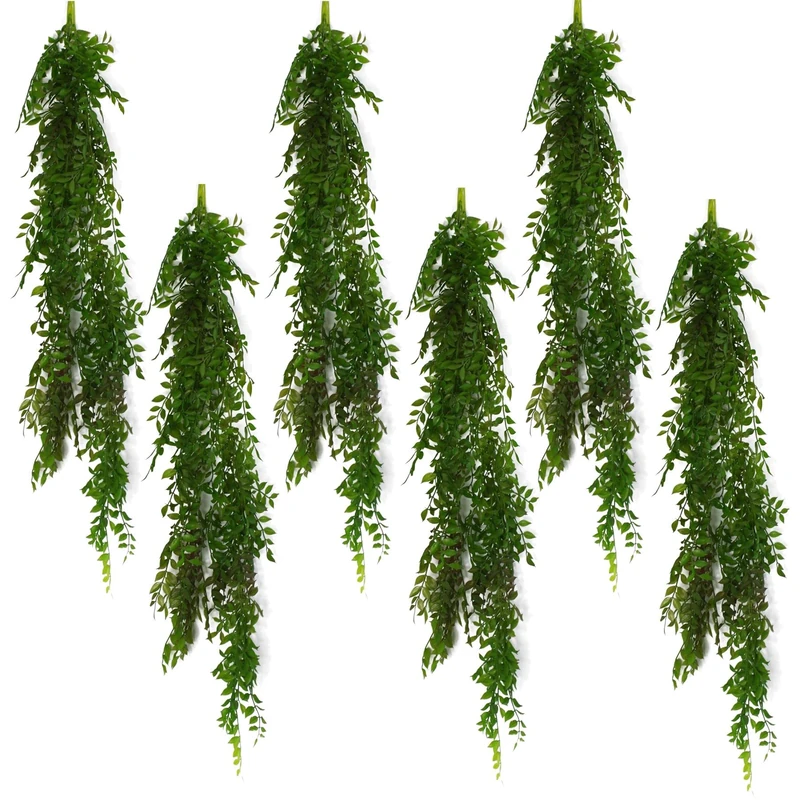 Leaf Design Artificial Hanging Plants Multipack