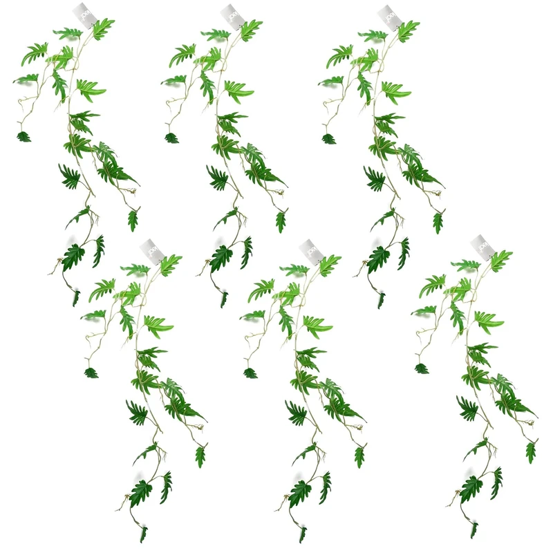 Leaf Design Artificial Hanging Plants Multipack,100cm