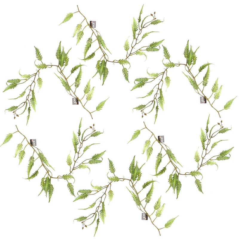 Leaf Design Artificial Hanging Plants Multipack, 125cm