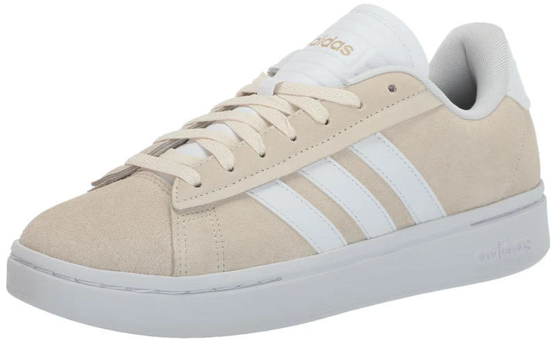 adidas Women's Grand Court Alpha 00s Sneakers, Wonder White/White/Magic Beige, 6.5 UK