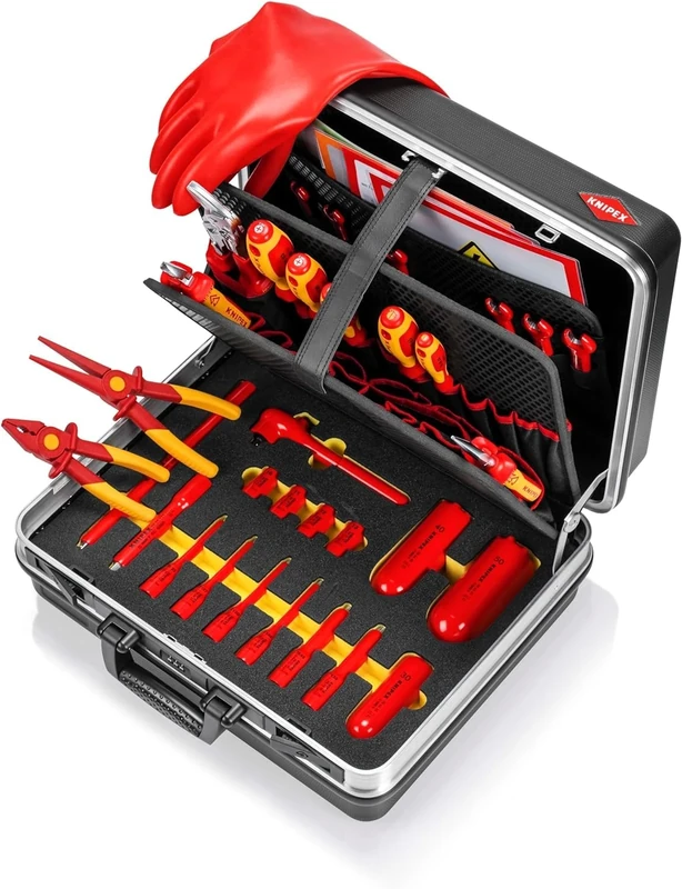 KNIPEX Tool Case Basic E-Mobility 34 Parts 410 mm, 00 21 05 EV