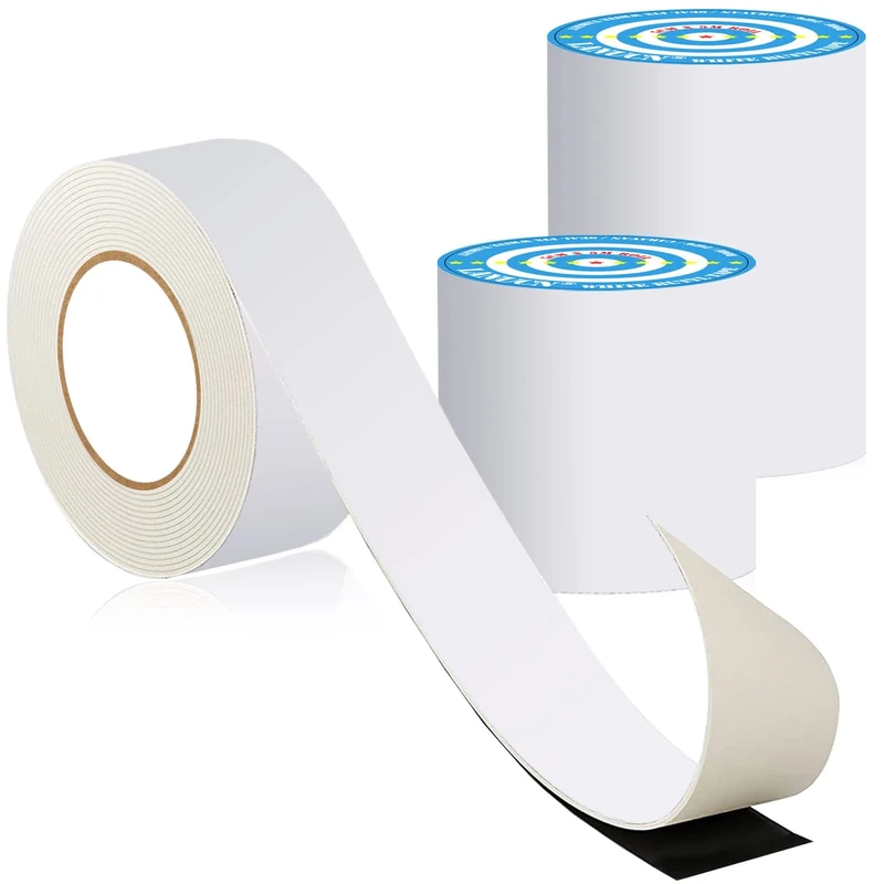 LANUCN White Waterproof Butyl Tape, Tenacious Sealant Tape for Sealing Roof Caravan Seam Pipe Jointing Leaks Repair kit Outdoor Use (5cm x 4.9m x 1roll)