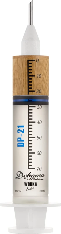 Debowa Polska - Syringe Edition - A Gift for Your Celebrations, Strzykawka Vodka with 40% ABV, 50cl