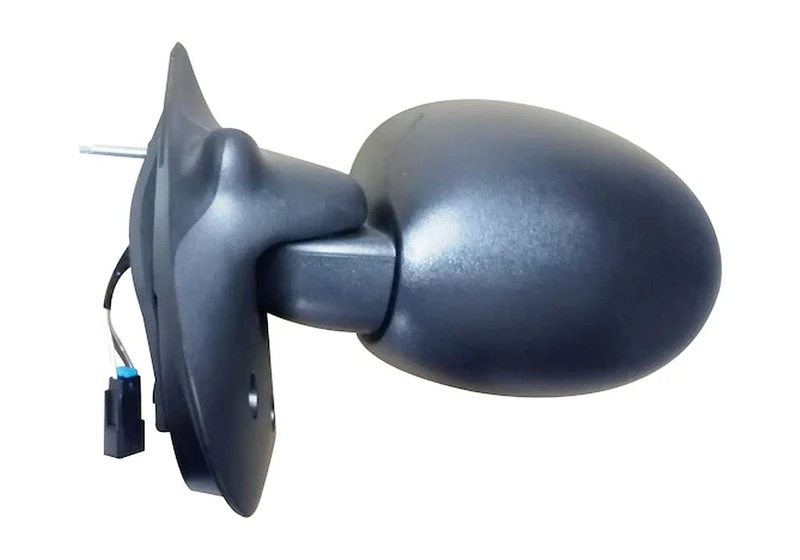 Rearview mirror made for RENAULT TWINGO from 1998 to 2007 Left side electric complete Glass Silver 7700834988