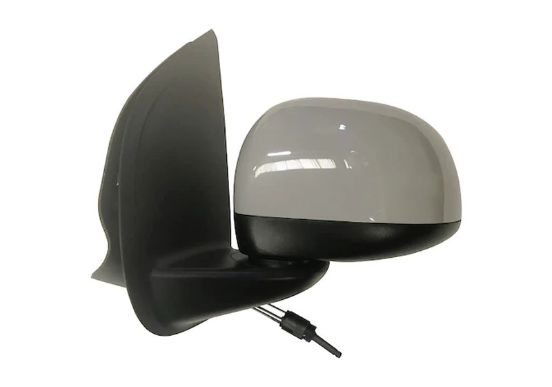 Rearview mirror made for FIAT PANDA from 2012 onwards Left side mechanical cables chrome with Primer 735594383