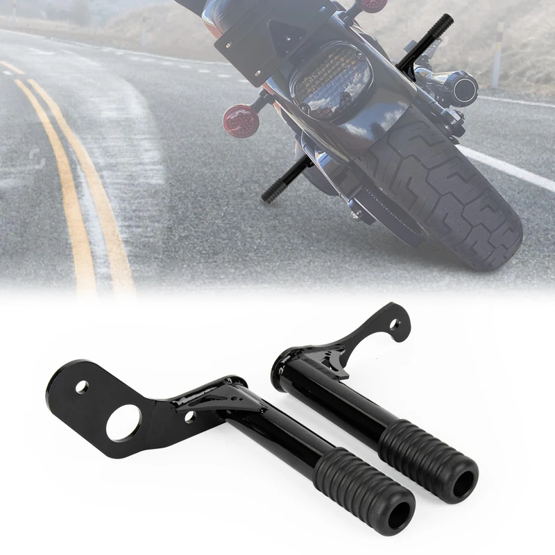 PSLER Crash Bar Passenger Foot Pegs Crash Bar Frame Slider Bumper Protector Engine Guard for Softail Street Bob Fat Bob Low Rider Heritage Classic 2018-2023
