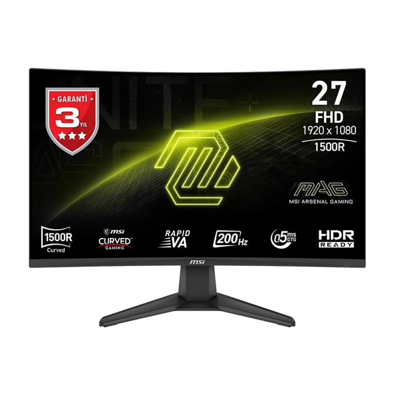 MSI MAG276CF E20 Monitor 27" FHD 200Hz 0.5ms Curve