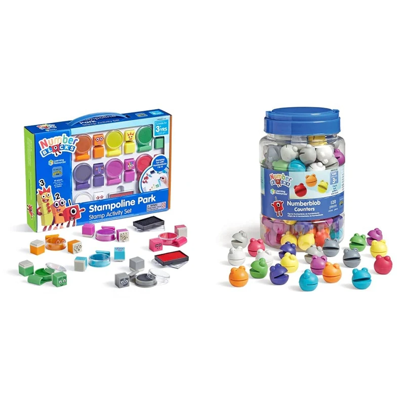 Learning Resources Numberblocks Stampoline Park Stamp Set