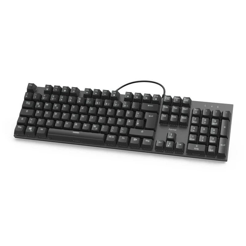 Hama MKC-650 Mechanical Office Keyboard Extra Long Cable Black/Anthracite - Image 1