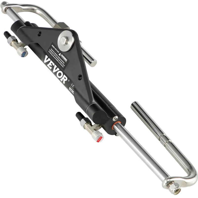 VEVOR Hydraulic Steering Cylinder HC4645H Front Mount Hydraulic Outboard Marine Steering Cylinder Suit for Up to 150HP Boats Steering,hydraulic steering