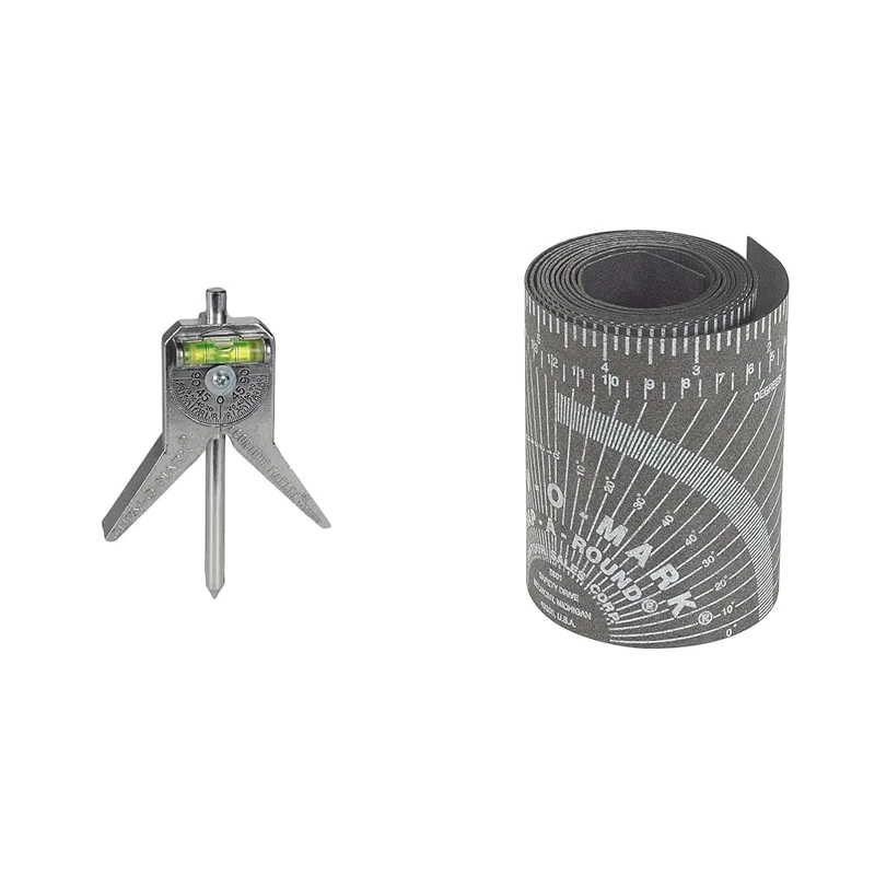 Jackson Safety Contour Pipe Centering Head Tool, Curv-O-Mark Welding & Pipefitting Layout Tools & 14752 CURV-O-MARK Wrap-A-Round Welding/Pipefitting Lay Out Ruler Tool - Medium, Black