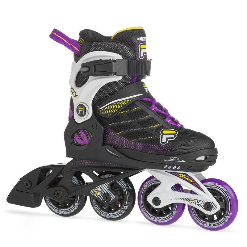 FILA SKATES 010622185 WIZY G Inline skate Kid BLACK/YELLOW/MAGENTA Size EU M 32-35