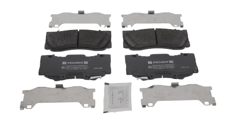 FERODO BRAKE PADS | FDB5239 | FRONT | FOR FORD USA MUSTANG CONVERTIBLE 2014- | OE-MATCHING QUALITY | ECO-FRICTION FUSE+ TECHNOLOGY