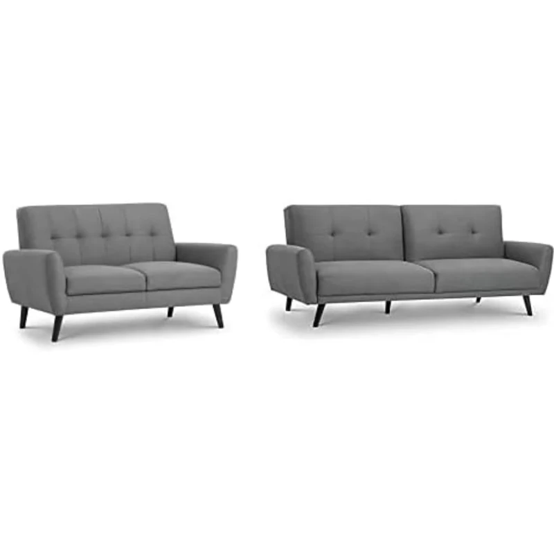 Julian Bowen Set Of Monza 2 Seater & 3 Seater Sofa