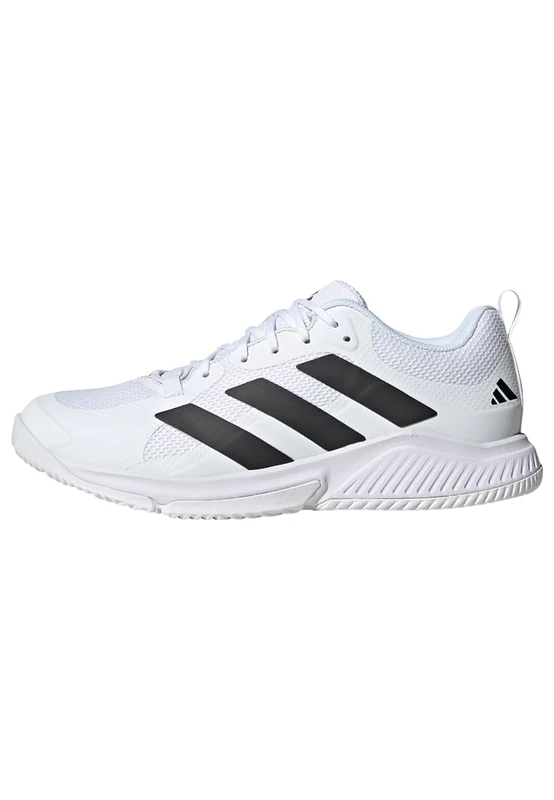 adidas Men's Court Team Bounce 2.0 Shoes, Cloud White/Core Black/Cloud White, 12.5 UK - Image 1