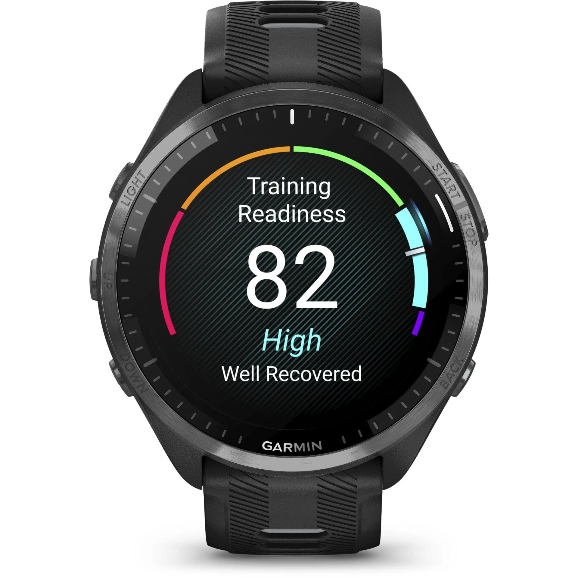 Garmin Forerunner 965 Running Smartwatch for Unisex, 47.2 mm Size, Black/Powder Grey