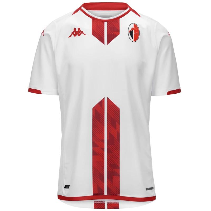 Kappa Kombat Home Bari 23-24, Home Jersey White/Red, XL, Men - Image 1