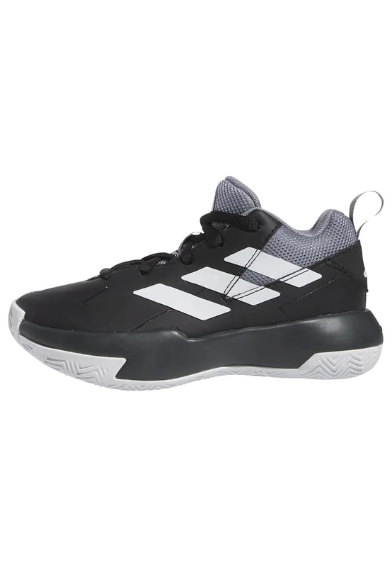 adidas Unisex Kids Cross 'Em Up Select Shoes, Core Black/Cloud White/Grey Three, 1 UK