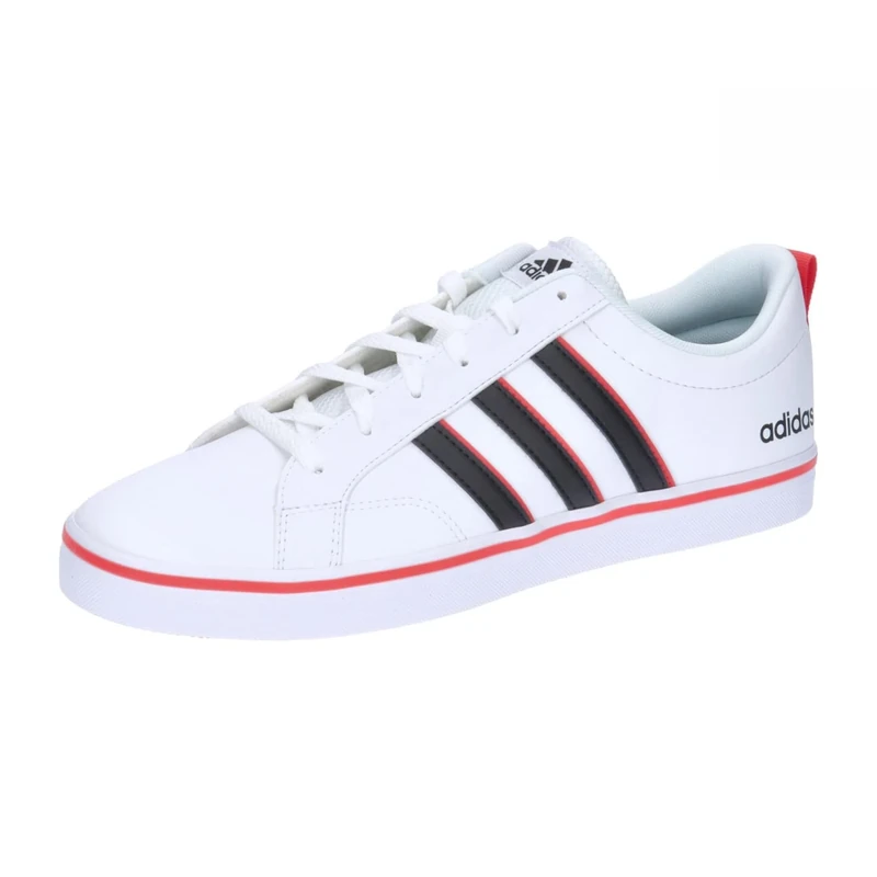 adidas Unisex VS Pace 2.0 Shoes, Cloud white/core black/bright red, 7 UK