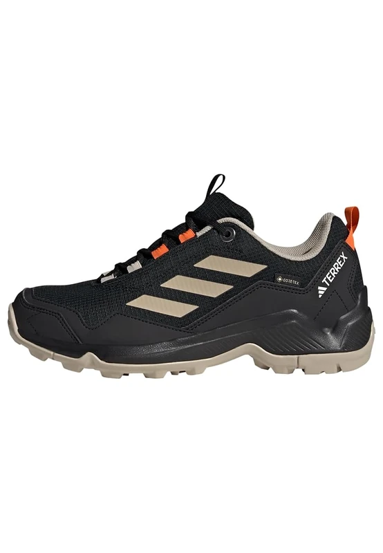 adidas Women's Terrex Eastrail Gore-TEX Hiking Shoes, core Black/Wonder Beige/semi Impact Orange, 5 UK