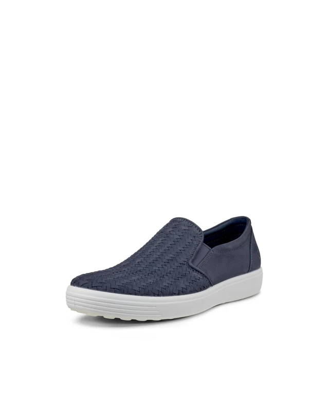ECCO Men's Soft 7 Woven Slip On 2.0 Sneaker, Ombre Nubuck, 6/6.5 UK