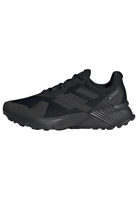 adidas Men's Terrex Soulstride Trail Running Shoes, Core Black/Carbon/Grey Six, 10 UK
