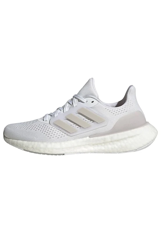 adidas Women's Pureboost 23 Shoes, Cloud White/Grey Two/Core Black, 7 UK