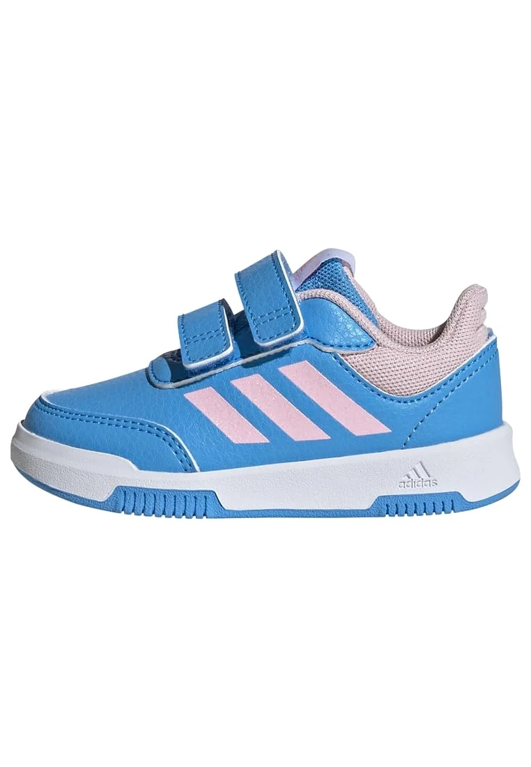 adidas Boy's Unisex Kids Tensaur Hook and Loop Shoes Running, Blue/Clear Pink/Cloud White, 9 UK Child