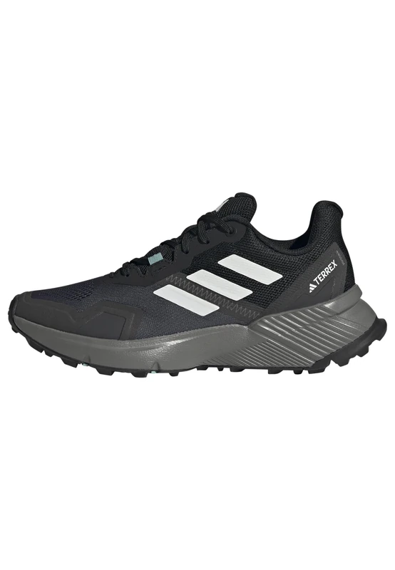 adidas Women's Terrex Soulstride Trail Running Shoes, core Black/Crystal White/Grey Four, 4.5 UK