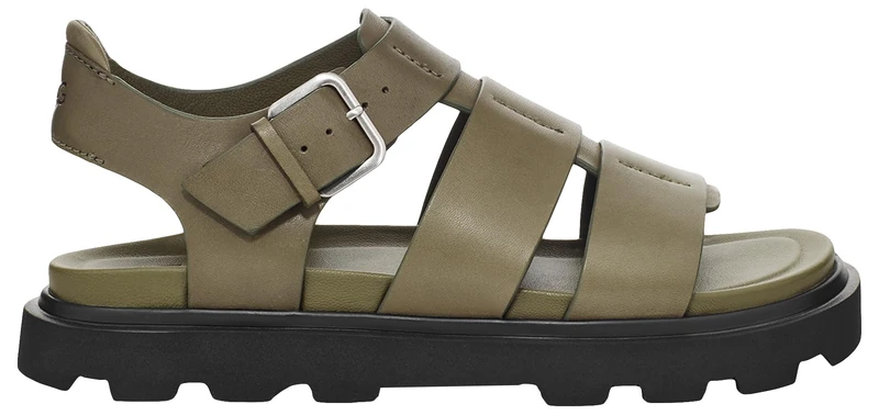 UGG Women's, Capitelle Strap, Open Toe, BURNT OLIVE, UK9