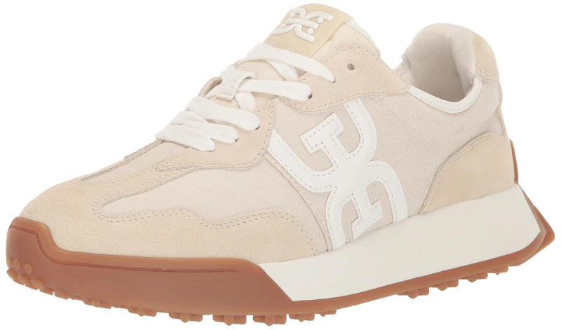 Sam Edelman Women's Langley Sneaker, Off-White, 7 UK