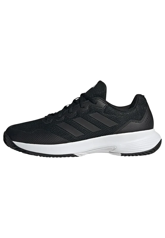 adidas Men's Gamecourt 2.0 Tennis Shoes, Core Black/Core Black/Grey Four, 12 UK