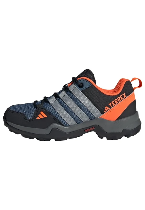 adidas Unisex Kids Terrex AX2R Hiking Shoes, Wonder Steel/Grey/Impact Orange, 10 UK Child