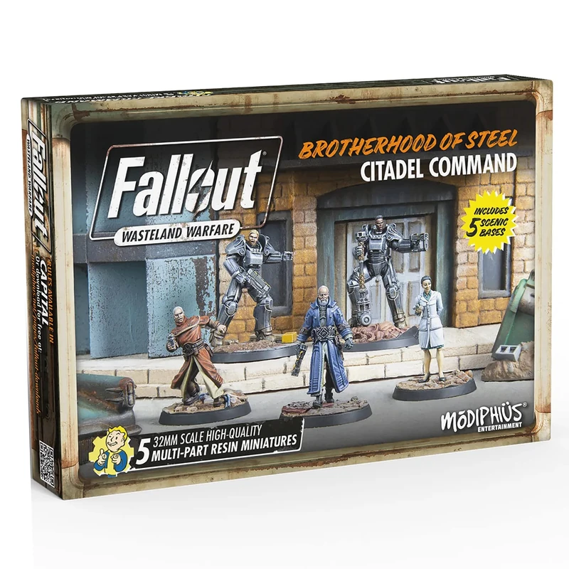 Modiphius Fallout Wasteland Warfare Brotherhood of Steel Command