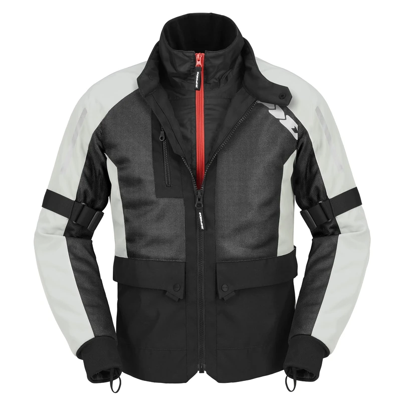 SPIDI Men's Net H2out Summer mesh Motorcycle Jacket with Removable Lined Membrane, Sand, XXL