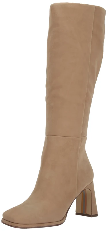 Sam Edelman Women's Issabel Knee High Boot, Light Golden Caramel Athletic Calf, 5 UK