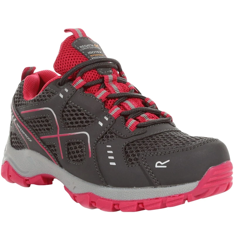Regatta Kids Vendeavour Jnr Granite/Pink Potion EU35/UK2.5