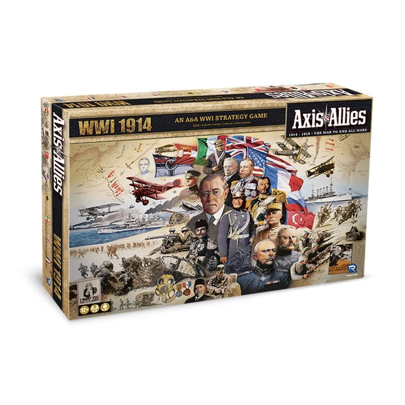 Renegade Game Studios | Axis & Allies: WWI 1914 | Board Game | Ages 12 Plus | 2-8 Players | 240-360 Minutes Playing Time